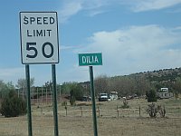 USA - Dilia NM - Town Sign (23 Apr 2009)